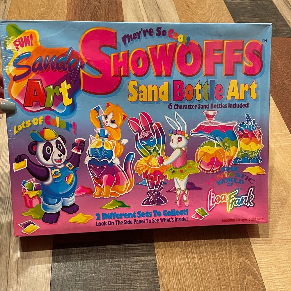 Vintage 90’s Lisa Frank Showoffs Sand Bottle Art Kit - Multicolor